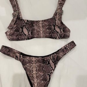 Frankie’s Bikini’s Snakeskin Swim